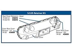 CA Rear Bumper Retainer Set (74-79 Corvette C3)