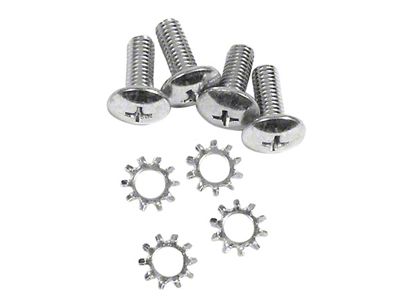 CA Rear Latch To Top Screws; 8-Pieces (56-62 Corvette C1 Convertible)