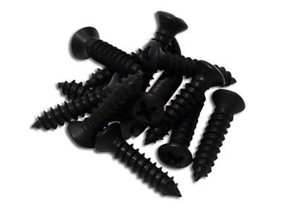 CA 1978-1982 Corvette Rear Package Shelf Screws. 12 Piece