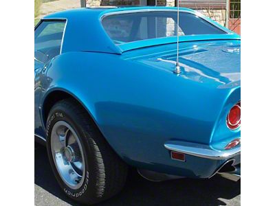 CA Rear Quarter Panel; Press Molded; Driver Side (68-69 Corvette C3 w/o Side Exhaust)