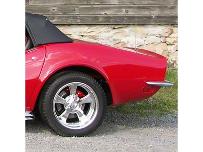 CA Rear Quarter Panel; Press Molded; Driver Side (70-72 Corvette C3)