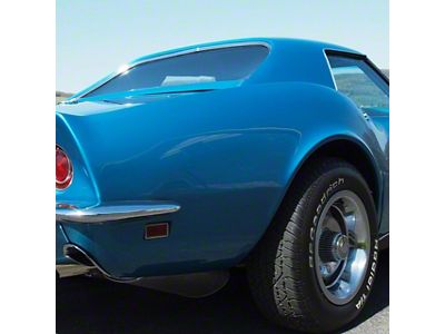 CA Rear Quarter Panel; Press Molded; Passenger Side (68-69 Corvette C3 w/o Side Exhaust)