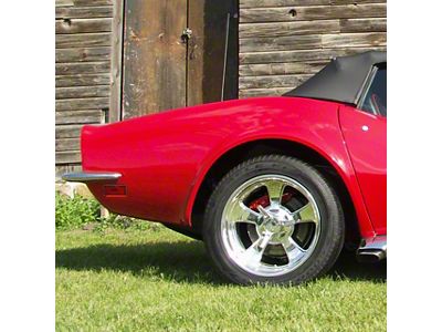 CA Rear Quarter Panel; Press Molded; Passenger Side (70-72 Corvette C3)