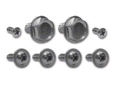 CA Rear Quarter Panel Trim Screws (63-67 Corvette C2 Coupe)