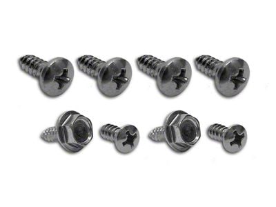 CA Rear Quarter Panel Trim Screws (63-67 Corvette C2 Convertible)