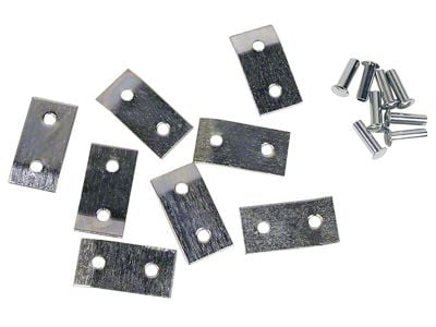 CA 1953-1962 Corvette Rear Rebound Strap Hardware Kit