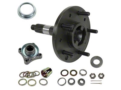 CA 1965-1982 Corvette Rear Spindle Refresh Kit with New Spindle, Bearings, Shims and Seals