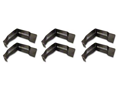 CA 1966-1967 Corvette Rocker Panel Support Bracket. 6 Piece Set