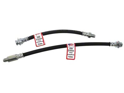 Rubber Brake Lines; USA Made (63-82 Corvette C2 & C3)