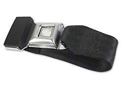 CA Seat Belt Extender; 12-Inch (72-96 Corvette C3 & C4)