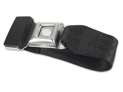 Seat Belt Extender; 12-Inch (72-96 Corvette C3 & C4)