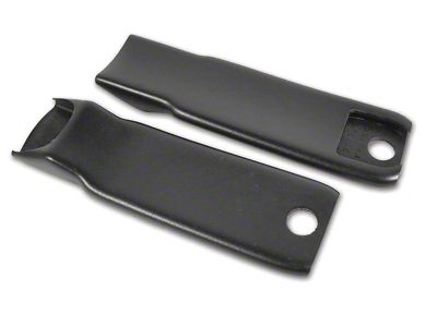 CA Seat Belt Inner Sleeve Kit; Black (70-73 Corvette C3)