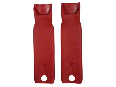 CA Seat Belt Inner Sleeve Kit; Red (77-81 Corvette C3)