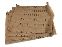 CA Seat Covers; Burlap (63-67 Corvette C2)