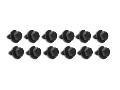 CA Seat Mounting Bolts; 12-Pieces (63-66 Corvette C2)