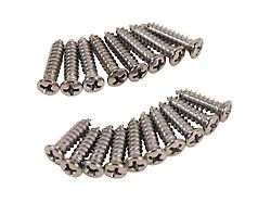 CA Shift Console Screws; 18-Pieces (1963 Corvette C2)