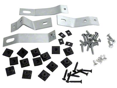 CA Side Exhaust Cover Mounting Kit (65-67 Corvette C2)