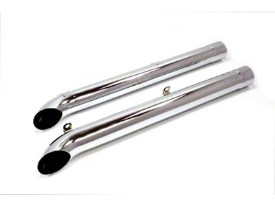 CA 1963-1982 Corvette Side Exhaust - Polished Stainless Steel