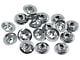 CA Side Spear Speednuts; 18-Pieces (58-61 Corvette C1)