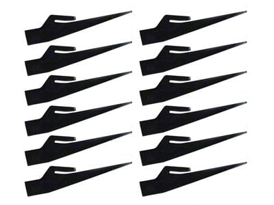 CA 1984-1990 Corvette Side Vent Louvers. 12 Piece Set