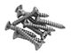 CA Sill Plate Screws; 10-Pieces (61-62 Corvette C1)