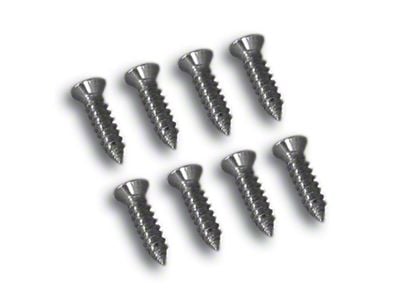 CA Sill Plate Screws; 8-Pieces (63-64 Corvette C2)