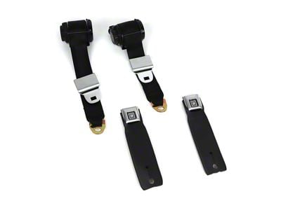 CA Single Retractor Lap and Shoulder Seat Belts (78-82 Corvette C3)