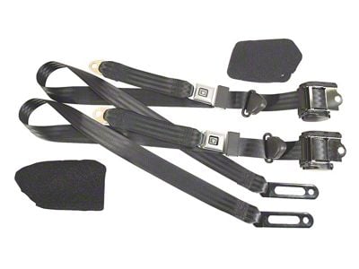 CA Single Retractor Lap and Shoulder Seat Belts (84-96 Corvette C4)