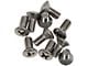 CA Soft Top Header Weatherstrip Retainer Screws; 10-Pieces (56-62 Corvette C1)