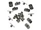 CA Soft Top Header Weatherstrip Screw and T-Nuts; 24-Pieces (56-62 Corvette C1)