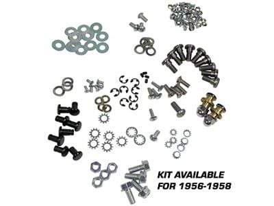 1956-1958 Corvette Softtop Frame Rebuild Hardware Kit