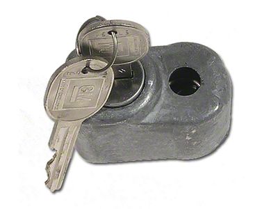 CA 1968-1982 Corvette Spare Tire Lock and Key Set