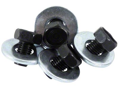 CA 1963-1967 Corvette Spare Tire Tub Mount Bolt Set. Upper