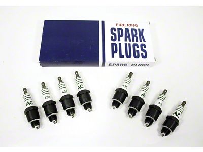 CA Spark Plugs; 43S; 8-Pack (56-68 Corvette C1 & C2)