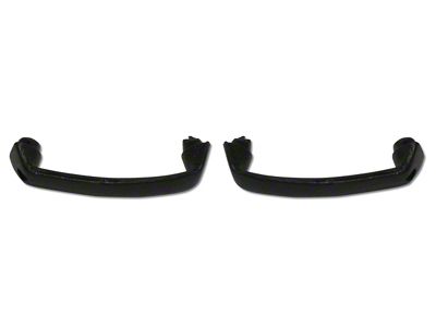 CA Special Inner Door Handles; Black Dye (69-77 Corvette C3)