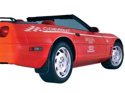 CA Splash Guards; Front and Rear (84-90 Corvette C4, Excluding ZR1)