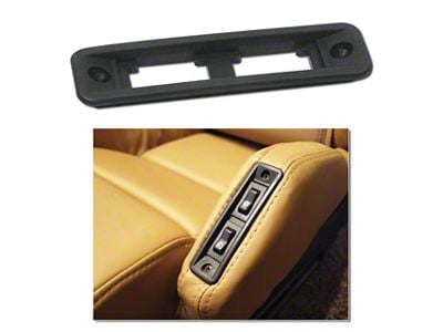 Sport Seat Control Switch Bezel; Driver Side (84-90 Corvette C4)