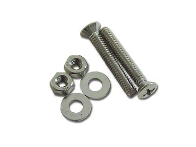 CA Steering Column Plate Screws; 6-Pieces (56-62 Corvette C1)