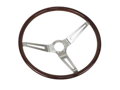 CA Steering Wheel; Simulated Light Walnut (63-66 Corvette C2)