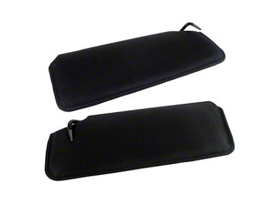 CA Sunvisors; Black (84-96 Corvette C4)