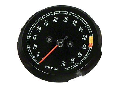 Tachometer; 5300 RPM (1968 Corvette C3)