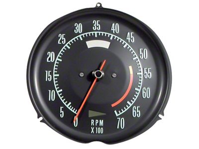 Tachometer; 5600 RPM (1968 Corvette C3)