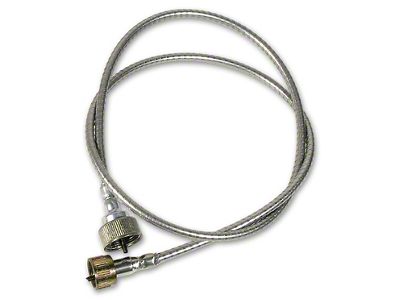 CA 1955-1957 Corvette Tachometer Cable. with Steel Case - 55 V8