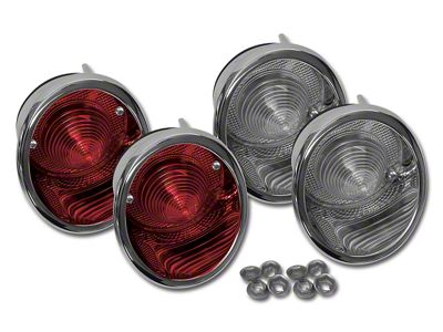 CA Tail Light and Reverse Lights Set (63-66 Corvette C2)