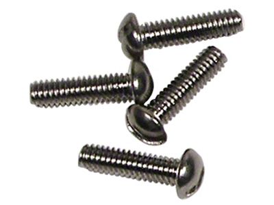 CA Tail Light Lens Screws; Inner; 4-Pieces (58-60 Corvette C1)