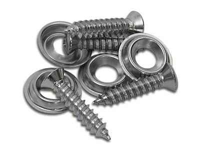 CA Top Latch Screws; 8-Piece (56-62 Corvette C1 Convertible)