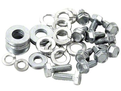 CA Top Mount Bracket To Bulkhead Bolts; 36-Pieces (56-62 Corvette C1 Convertible)