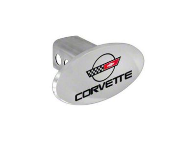 CA 1984-1996 Corvette Tow Hitch Cover with Flag Emblem