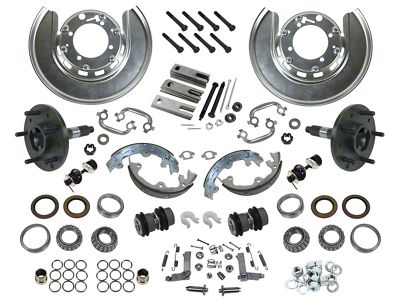 CA 1965-1974 Corvette Trailing Arm and Parking Brake Rebuild Kit - with New Spindles