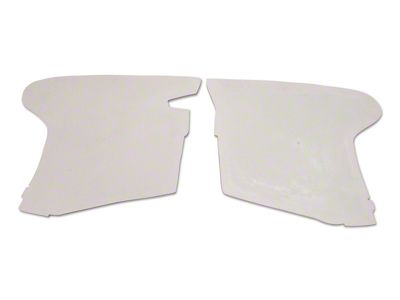 CA 1958 Corvette Trunk Floor Side Filler Panels. Fiberglass